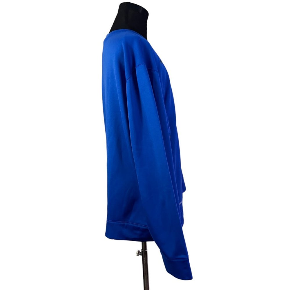 Nike | Men's Blue Therma-Fit Fleece lined Long Sleeve Athletic Sweatshirt 2XL - Picture 5 of 7